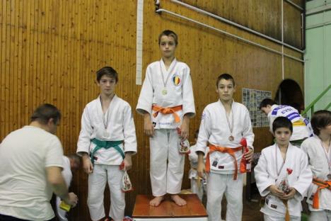 Orădenii, pe podium la concursul internațional de judo pentru copii de la Miskolc